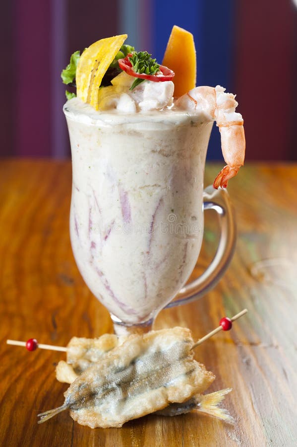 Ceviche De Pescado Peruano Con Leche De Tigre Ceviche De Pescado Peruano Con Leche De Tigre