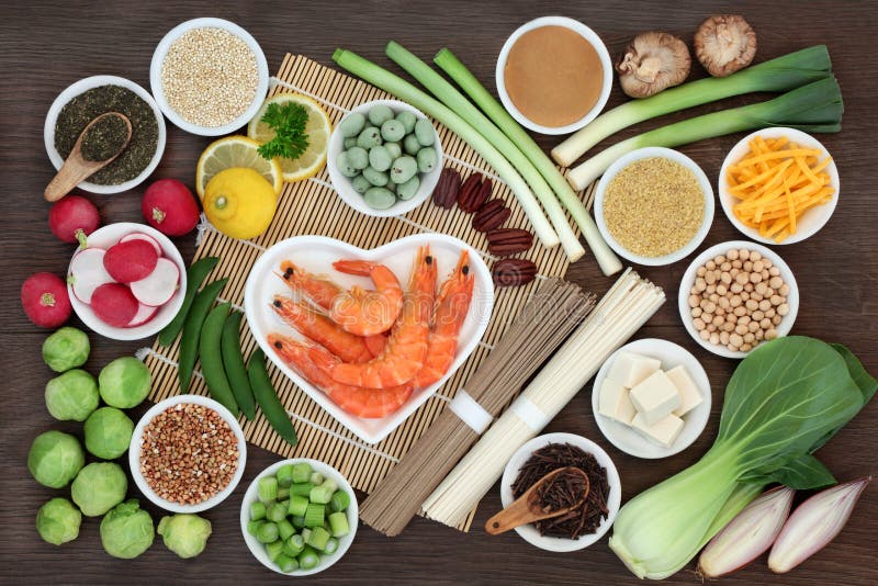 Alimento salutare di dieta macrobiotica immagini stock libere da diritti Alimento salutare di dieta macrobiotica immagini stock libere da diritti