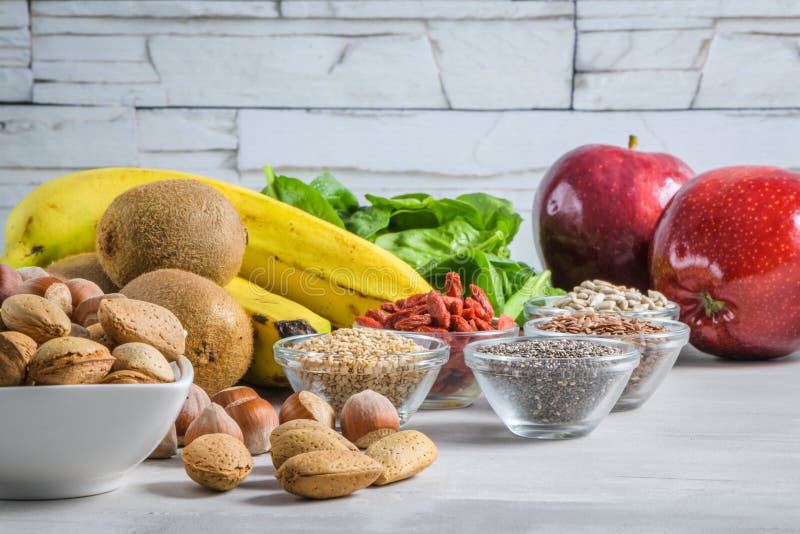 Cibo vegano sano fotografie stock libere da diritti