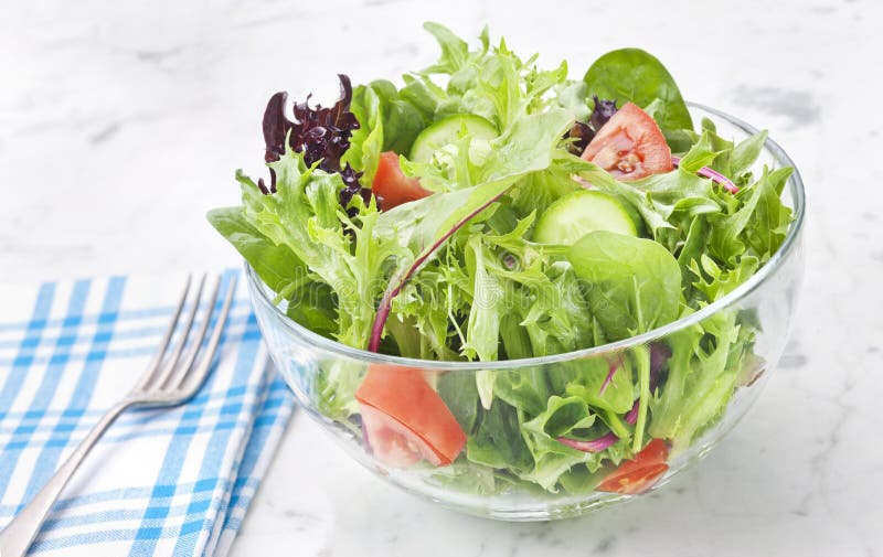 Alimento saudável fresco da salada verde