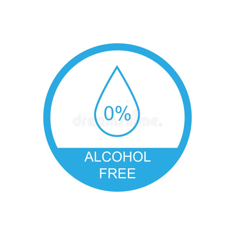 Alkoholfreies Ikonensymbol Vektor eps10 vektor abbildung Alkoholfreies Ikonensymbol Vektor eps10 vektor abbildung