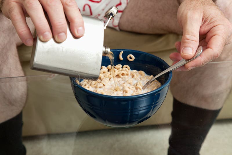 Alkoholiserad frukost royaltyfri fotografi Alkoholiserad frukost royaltyfri fotografi