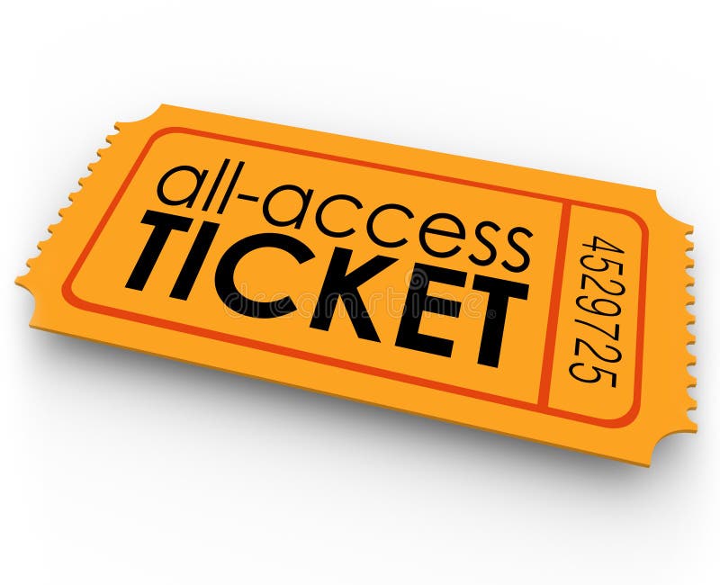 All Access Ticket for Rides Movie Show Concert Special Admission