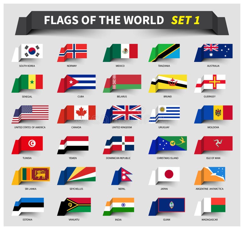 World Flag Set 1 Stock Illustrations 171 World Flag Set 1 Stock