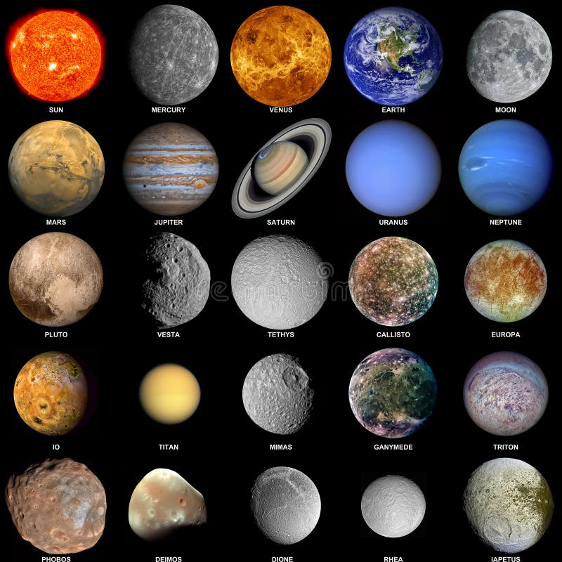 The solar system Updated stock photos