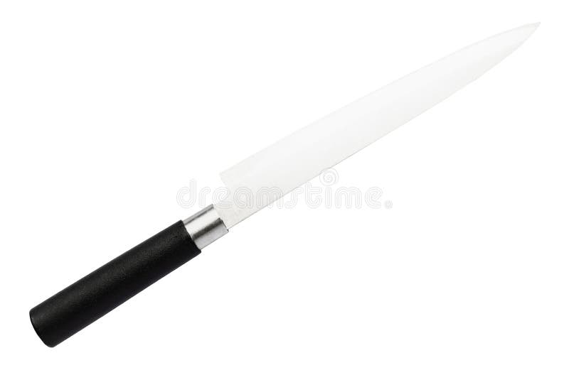 Allpurpose Knife with Plastic Handle Isolated Stock Image Image of