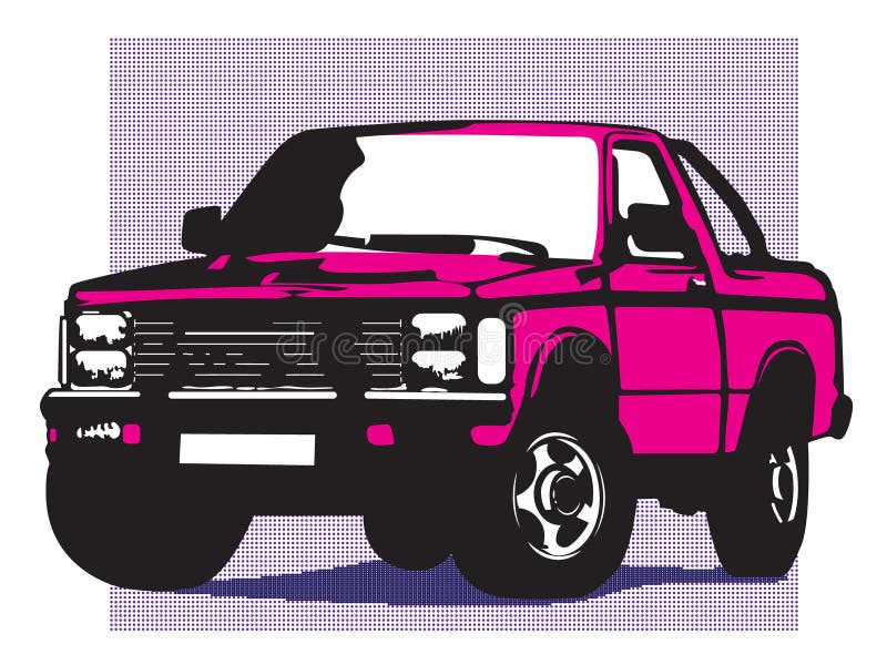Monster Truck Pink Stock Illustrations – 47 Monster Truck Pink
