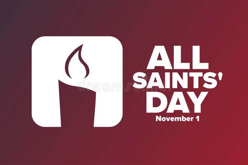 All Saints Day. November 1. Holiday Concept. Template for Background ...