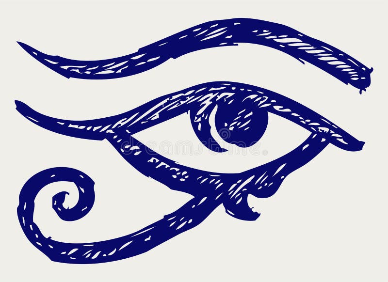 All seeing eye stock illustration