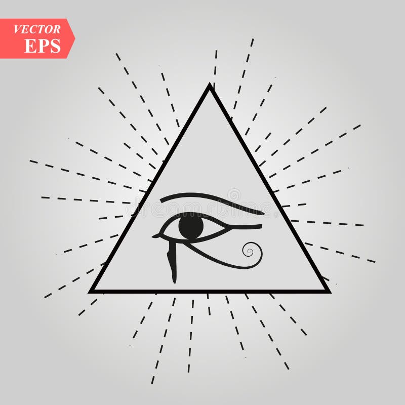 All-Seeing Eye of God The Eye of Providence Eye of Omniscience Luminous Delta Oculus Dei . Ancient mystical sacral symbol of Illum royalty free illustration All-Seeing Eye of God The Eye of Providence Eye of Omniscience Luminous Delta Oculus Dei . Ancient mystical sacral symbol of Illum royalty free illustration