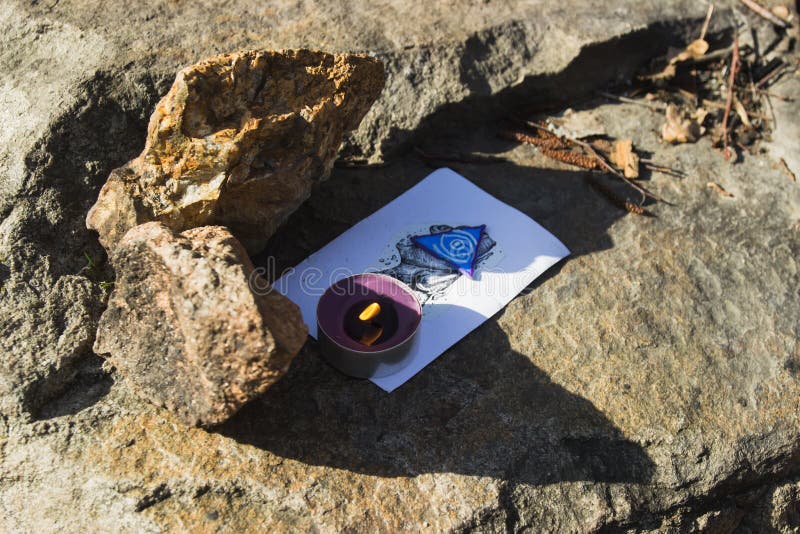 The All Seeing Eye. Masonic representation from art and candle. Third eye pyramid stock images, royalty-free photos and pictures