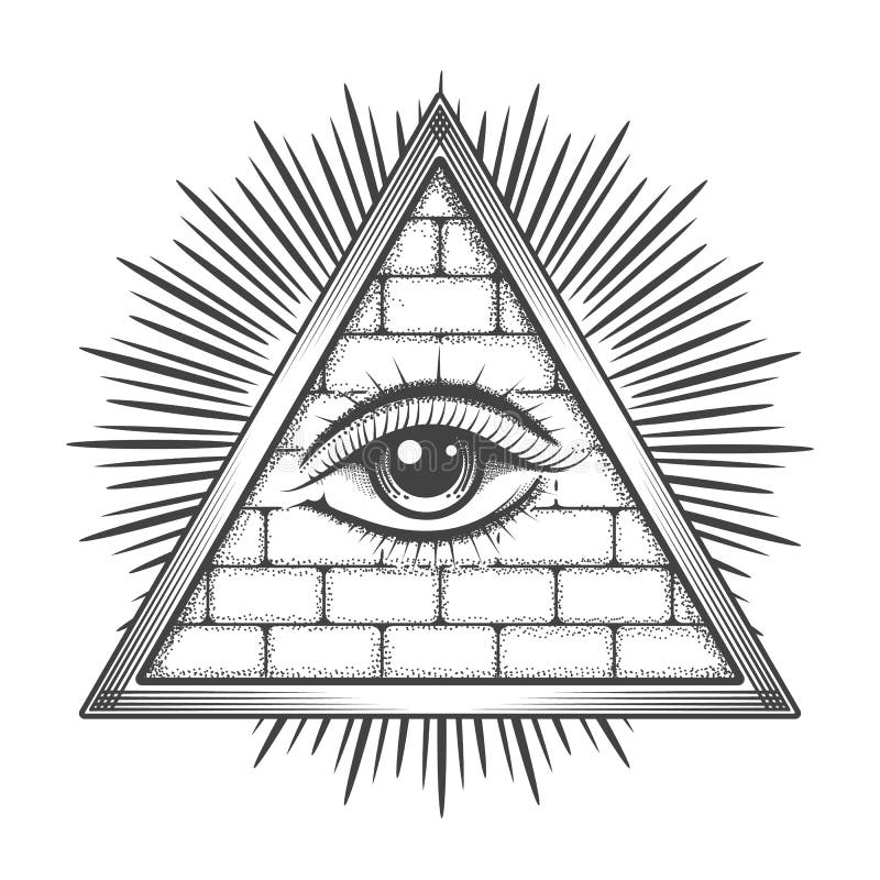 Third Eye Pyramid Drawing Tattoo : #third eye #the third eye #the third ...