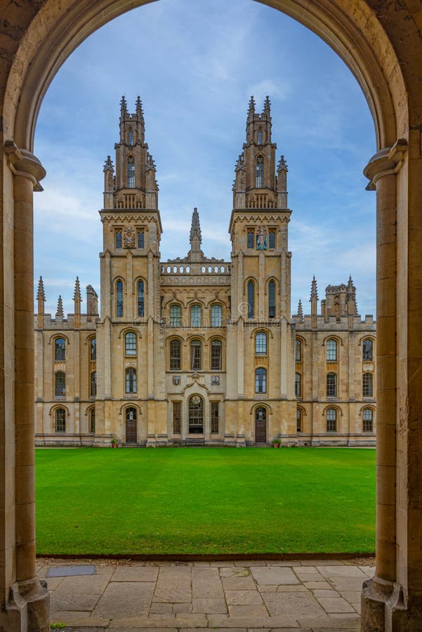 All souls college at oxford england image imagem de stock royalty free