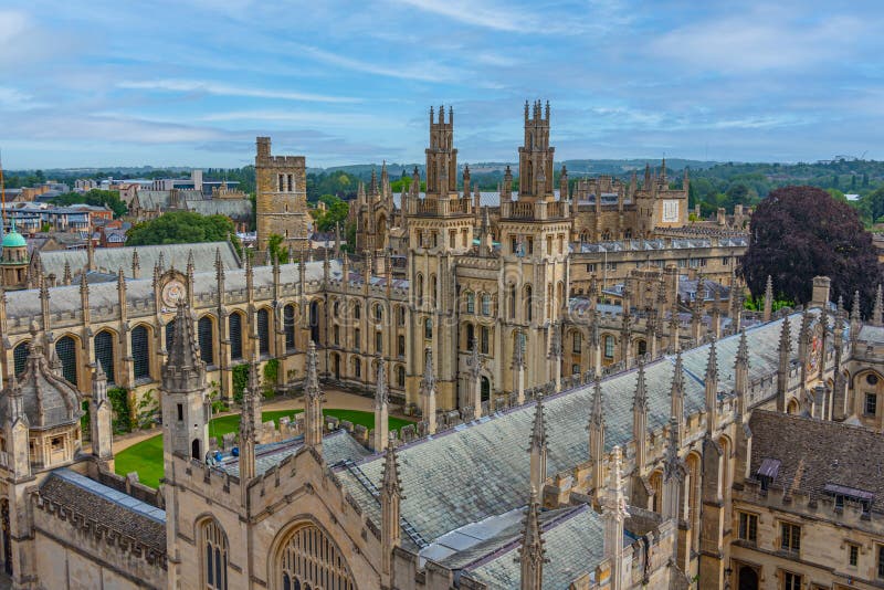 All souls college at oxford england image foto de stock