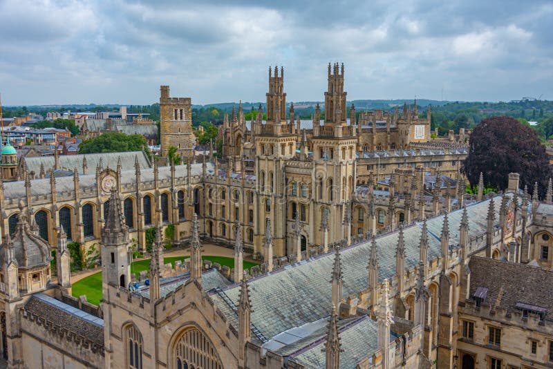 All souls college at oxford england image foto de stock
