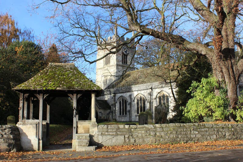 Alla helgons kyrka, domkyrka Ainsty, Bolton Percy royaltyfri fotografi Alla helgons kyrka, domkyrka Ainsty, Bolton Percy royaltyfri fotografi
