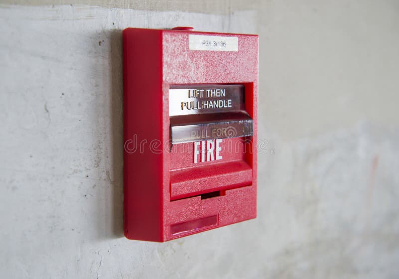 Allarme antincendio immagine stock Allarme antincendio immagine stock