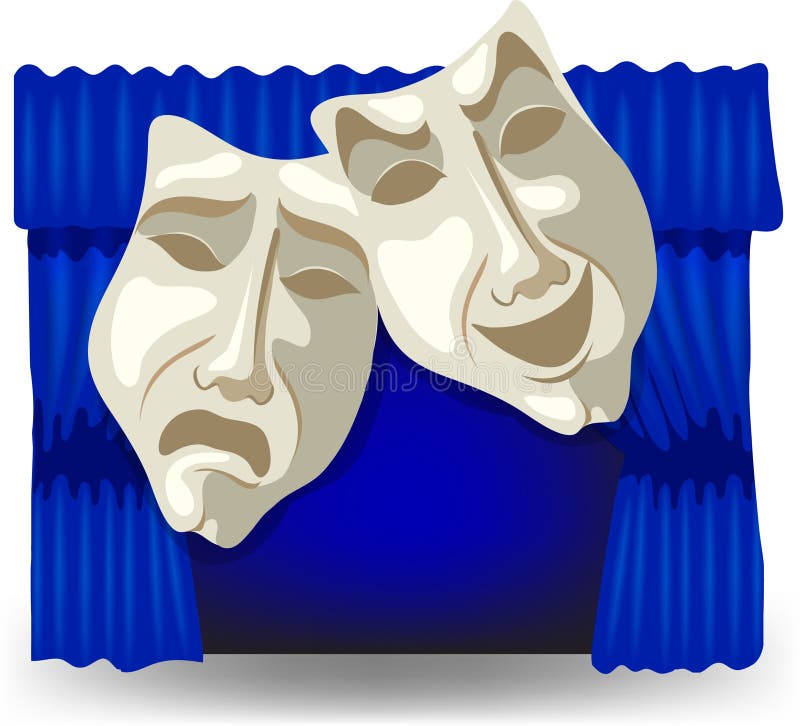 Theater Masks Stock Illustrations – 10,840 Theater Masks Stock  Illustrations, Vectors & Clipart - Dreamstime