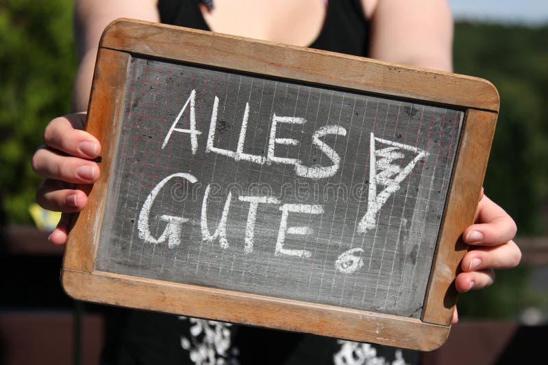 ALLES GUTE royalty free stock photos ALLES GUTE royalty free stock photos