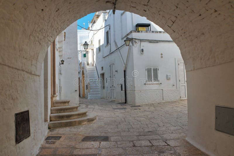 Alleyway. Cisternino. Puglia. Italy. stock photos Alleyway. Cisternino. Puglia. Italy. stock photos