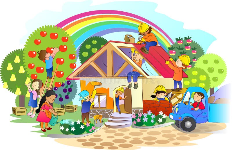 Allgemeines Haus vektor abbildung Allgemeines Haus vektor abbildung