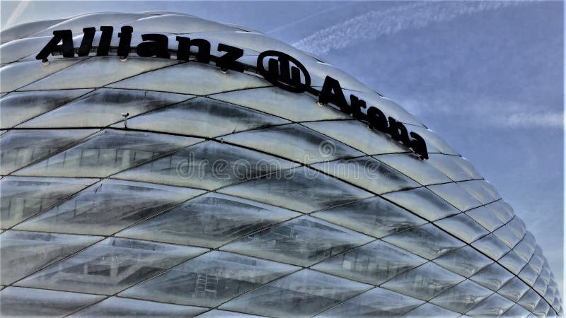 Allianz Arena Stadium in Muenchen Germany royalty free stock image Allianz Arena Stadium in Muenchen Germany royalty free stock image