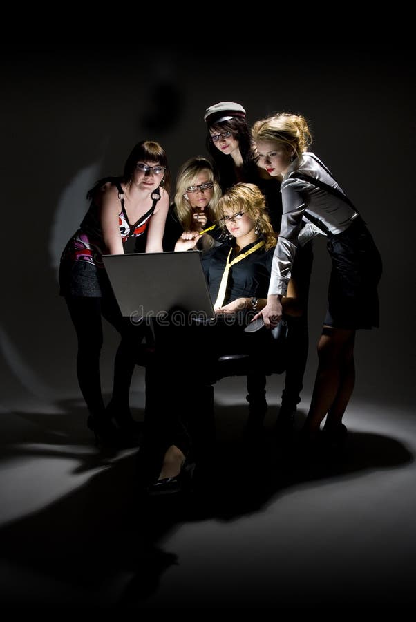 Allievi alla moda fotografia stock libera da diritti Allievi alla moda fotografia stock libera da diritti