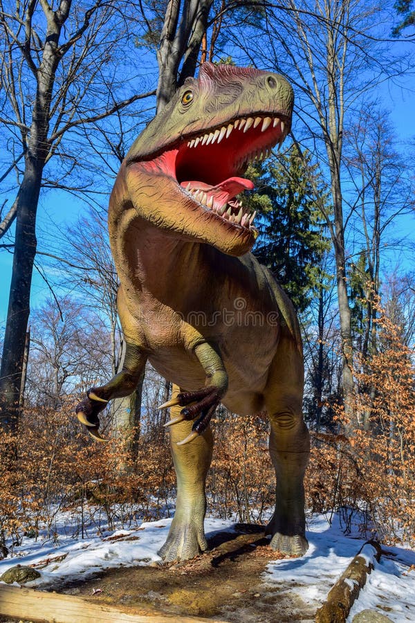 Allosaurus in Dino Parc Rasnov. Allosaurus in Dino Parc Rasnov