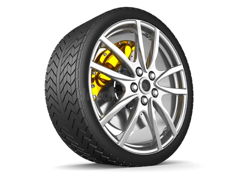 Alloy wheels for sports car