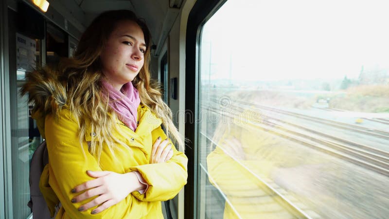 Wife Flashing Train