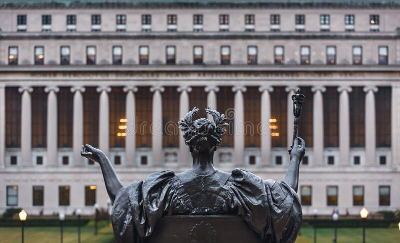 Alma Mater of Columbia University, New York City, USA stock images Alma Mater of Columbia University, New York City, USA stock images