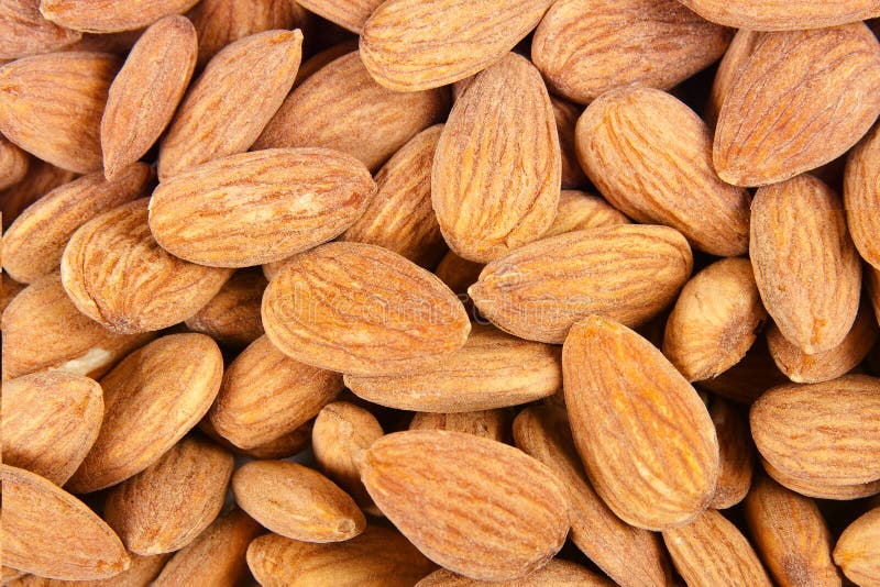 Almond background royalty free stock photos