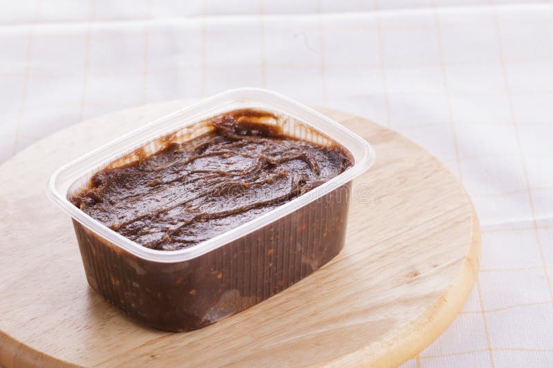 Almond butter in glass jar stock photo. Image of lunch 96328732