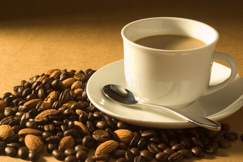 Almond coffee stock photo. Image of cappuccino, espresso 3624588