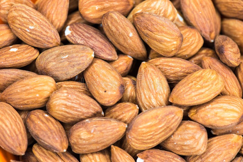 Almonds closeup macro photo royalty free stock images Almonds closeup macro photo royalty free stock images