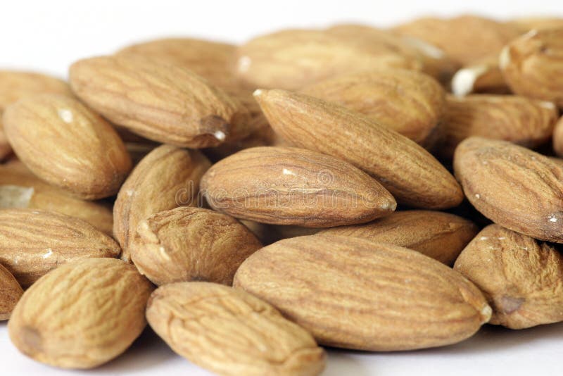 Almonds Macro stock image. Image of nutrition, produce 553069