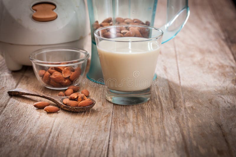 Almonds milk stock photo. Image of ingredient, cooking 86646082