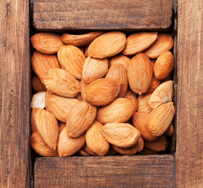 Almonds nuts stock photo. Image of nutshell, dried, almonds 114151286