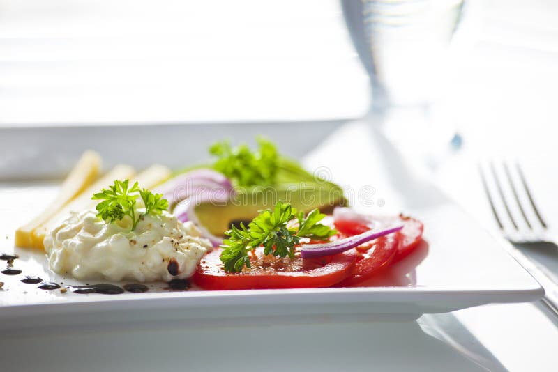 Almoço ligeiro imagem de stock