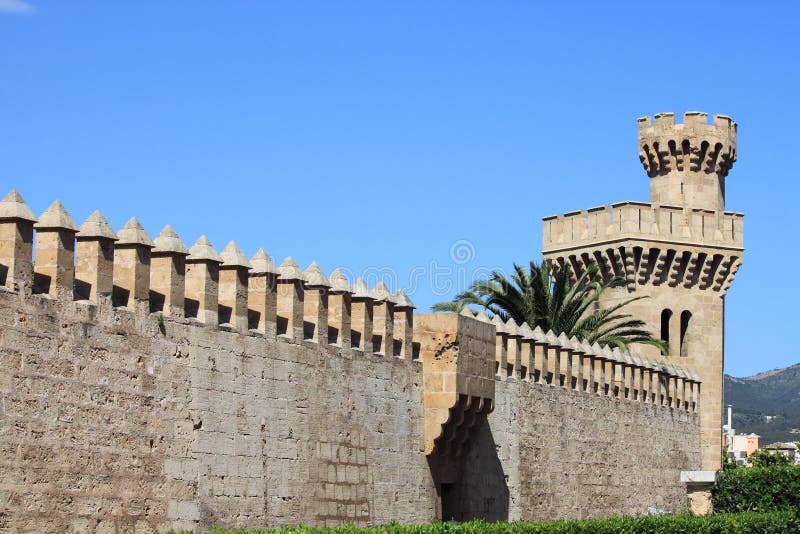 Almudaina slott i Palma de Mallorca