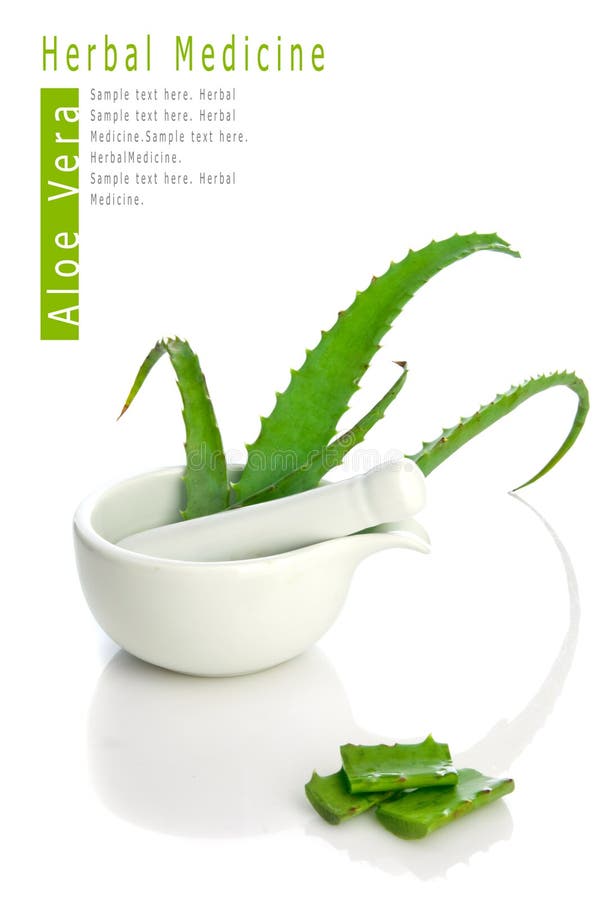 Aloe vera herbal medicine stock image. Image of isolated 22562887
