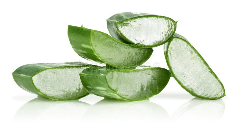 Aloe Vera lämnar arkivfoto