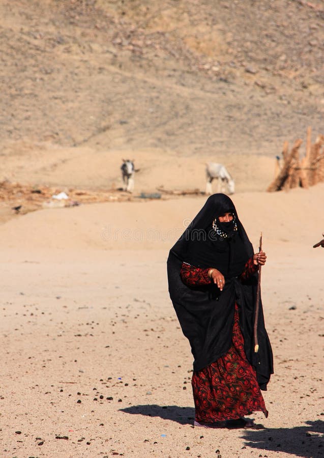 Bedouin Village In Desert In Marsa Alam Editorial Stock Photo - Image ...
