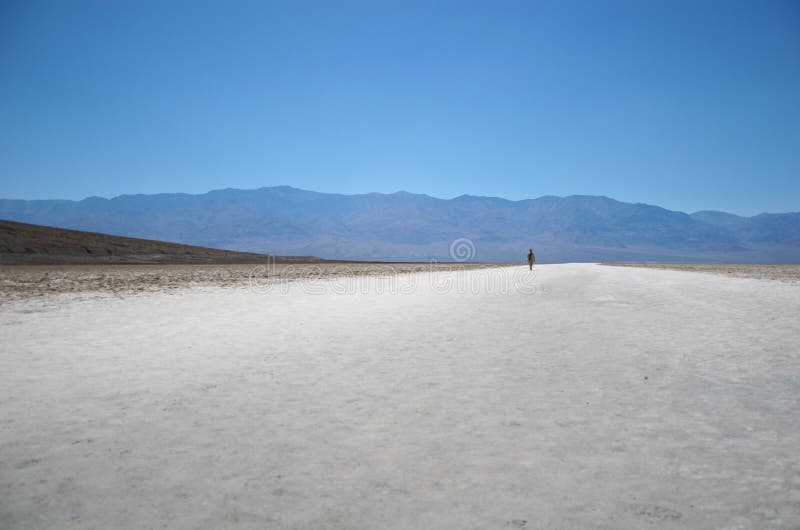 Alone in death valley