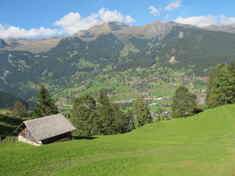 Alone Hut at Jungefrau in Switzerland