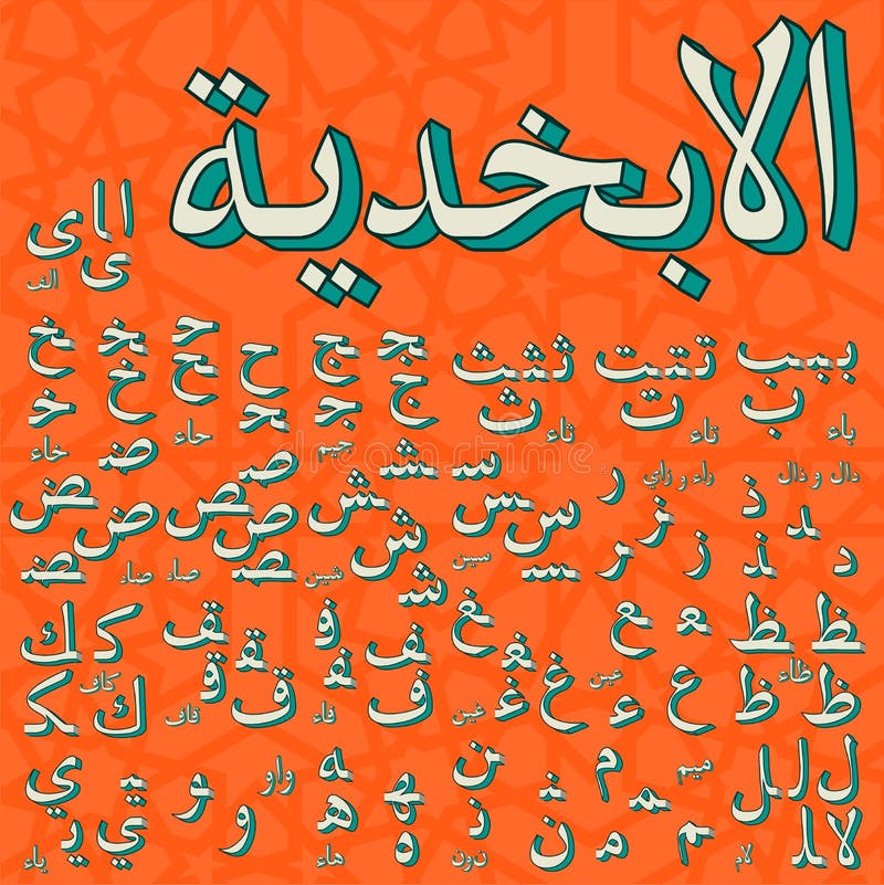 Alphabet Arabe D'oeil D'un Caractère Illustration de Vecteur - Illustration  du dieu, islam: 154022422