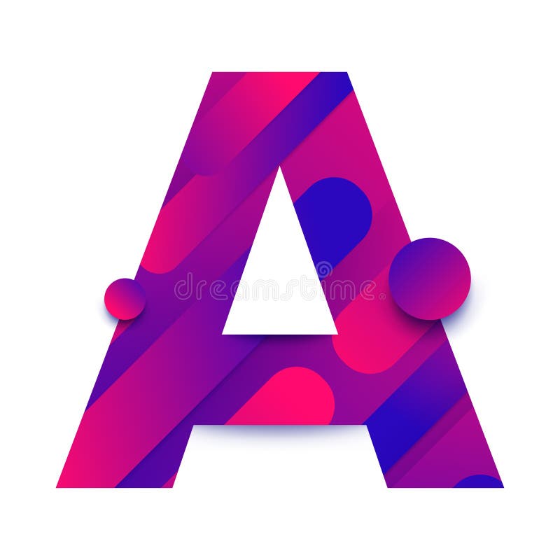 Alphabet BG Gradients a stock vector. Illustration of letter - 175609848