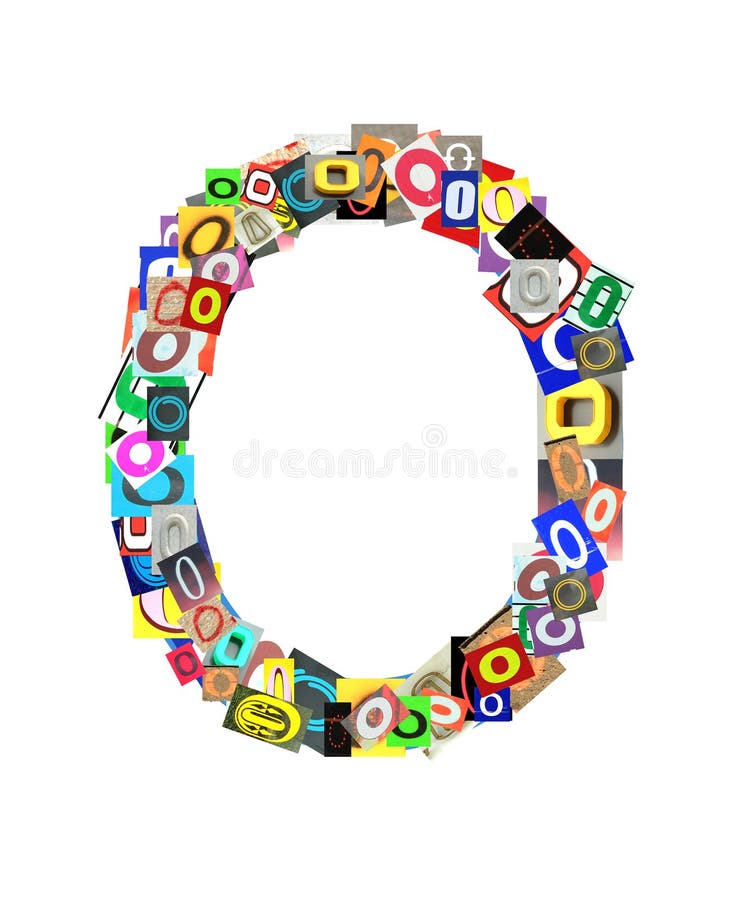 Capital letter O on white stock illustration. Illustration of lowercase ...