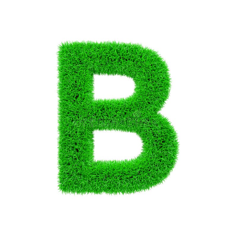 Letter B Green Grass Stock Illustrations – 260 Letter B Green Grass Stock  Illustrations, Vectors & Clipart - Dreamstime