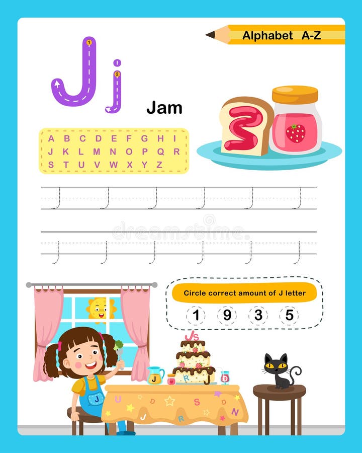 Alphabet J Jam Stock Illustrations – 92 Alphabet J Jam Stock